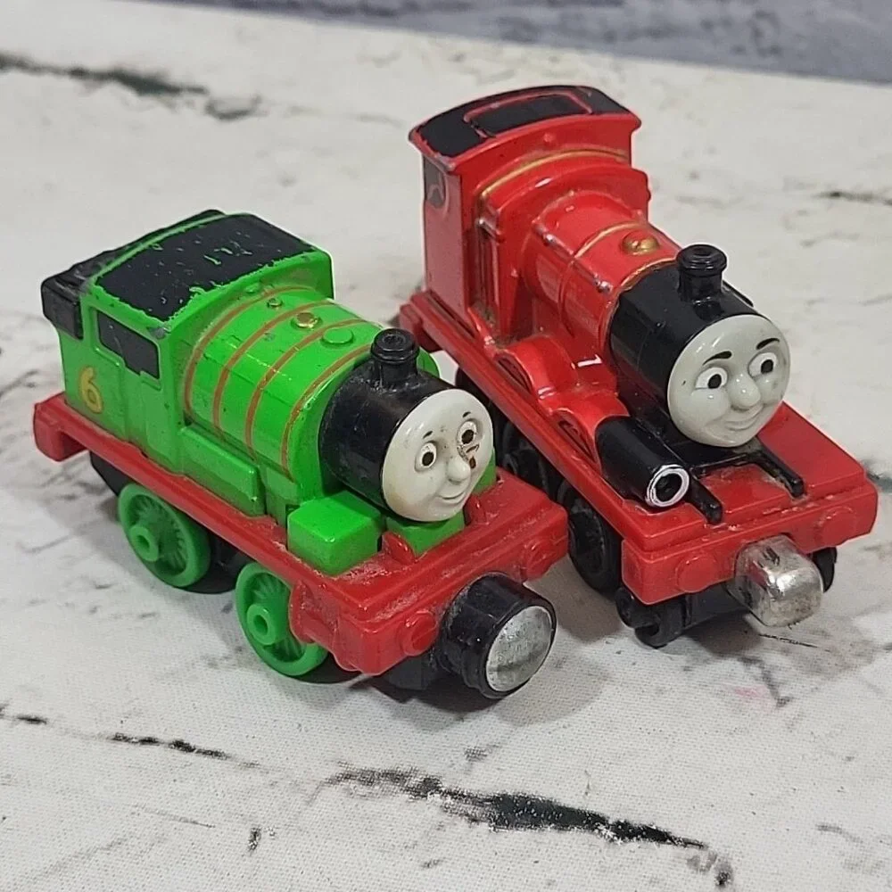 Thomas And Friends Train Take Along N Play‎ Vintage Diecast Magnetic Lot Of 8